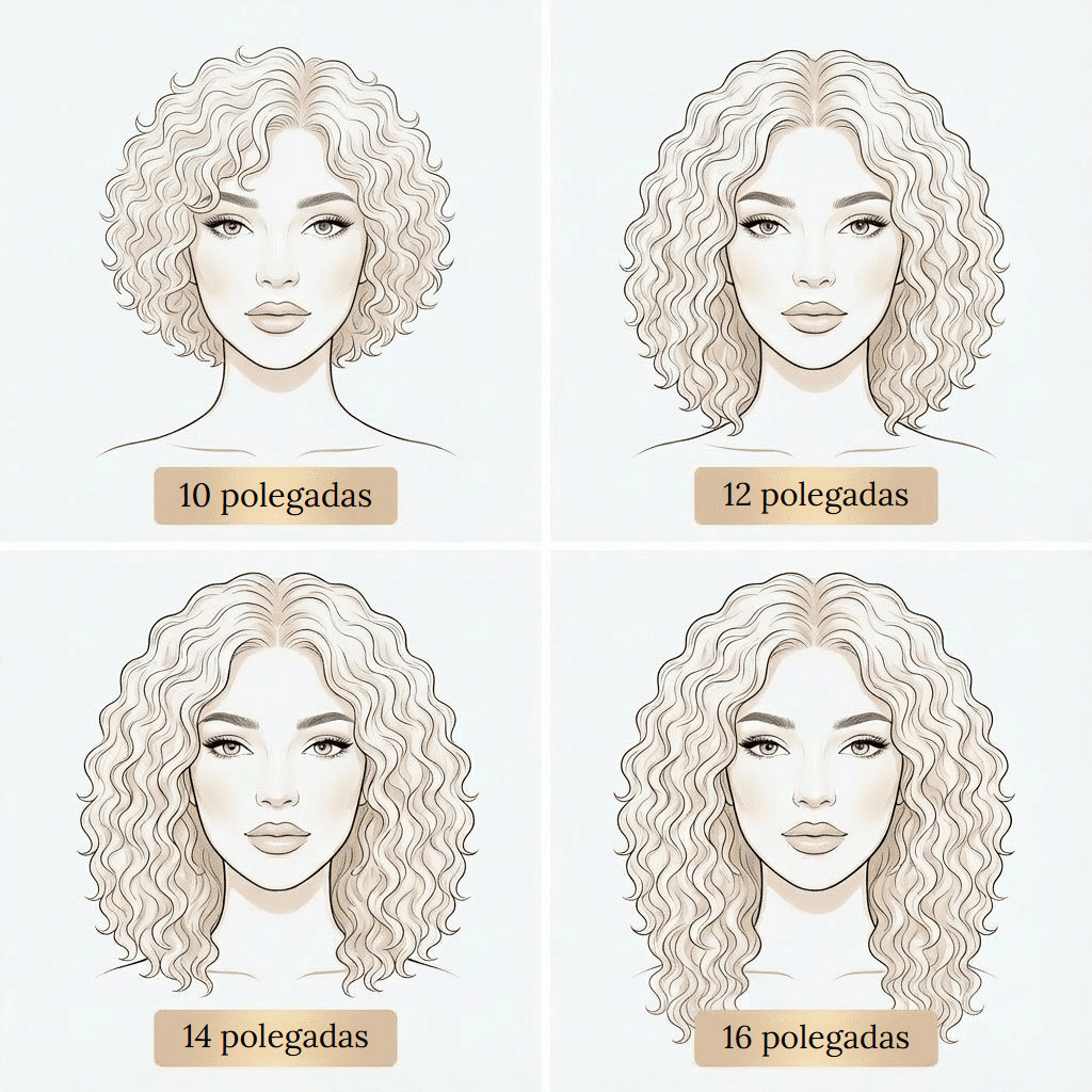 Peruca média lace front ondulada de cabelo natural com renda transparente