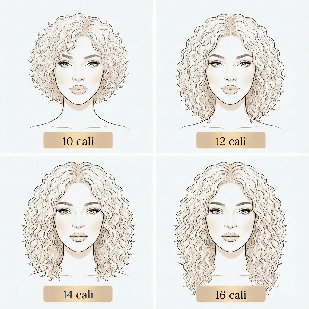 Półdługa falowana peruka lace front z włosów naturalnych z przezroczystą koronką