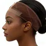 Elastic wig band with a silicone coating