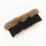 Bandeau en Fourrure a Cheveux en Forme Danneau pour Femme