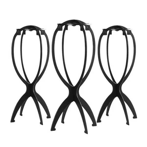 Support de perruque pliable multicolore