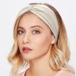 Bandeau Torsade a Cheveux pour Femme Multicolore