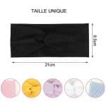 Bandeau Torsady y Cheveux pour Femme Multicolore