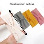 Bandeau Torsady y Cheveux pour Femme Multicolore