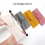 Daudzkrāsains savīts matu apsējs sievietēm