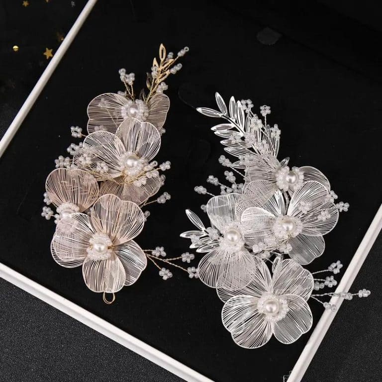 Accessoire-de-Cheveux-de-Mariage-Orne-de-Fleurs-en-Metal-et-Perles-galerie-6545