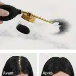 Aplicador de pó capilar com bomba de ar e frasco transparente