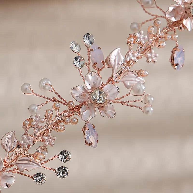 Tralcio per capelli ornamentale e decorativo a forma di vite