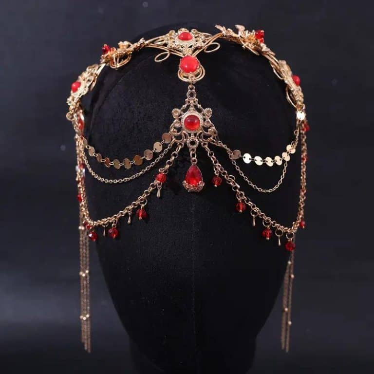 Bandeau-de-Tete-Ornemental-avec-Pierres-Decoratives-et-Chaines-Pendantes-galerie-3212