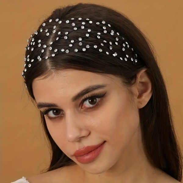 Bandeau pour cheveux orné de strass