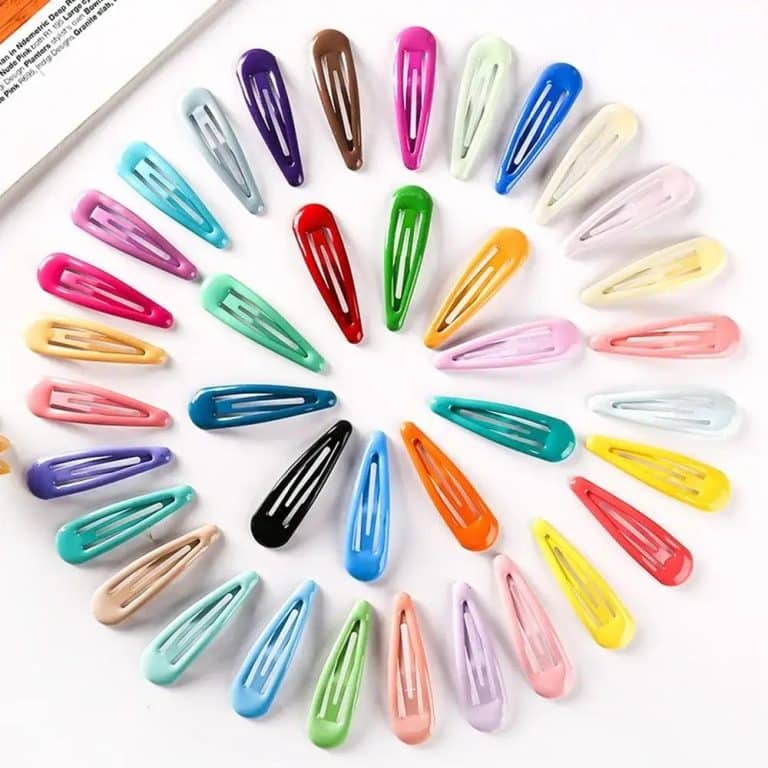 Barrettes-a-Clic-Colorees-avec-Pince-Metallique-Integree-galerie-4876