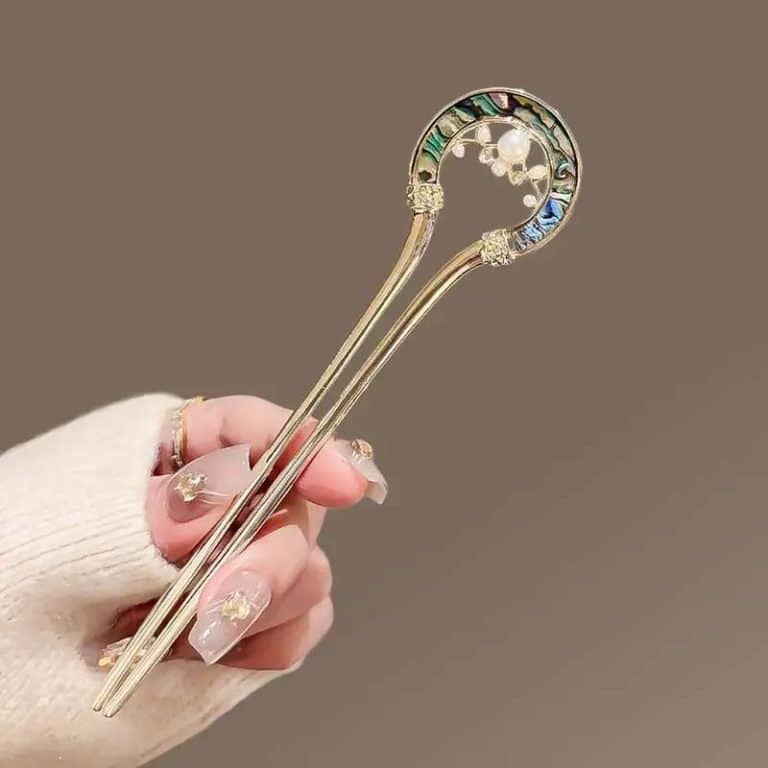 Baton-a-Cheveux-en-u-avec-Nacre-Dabalone-Irisee-et-Strass-galerie-1634
