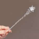 Batonnet-a-Cheveux-Decoratif-Argente-avec-Grande-Etoile-Nacree-galerie-9442