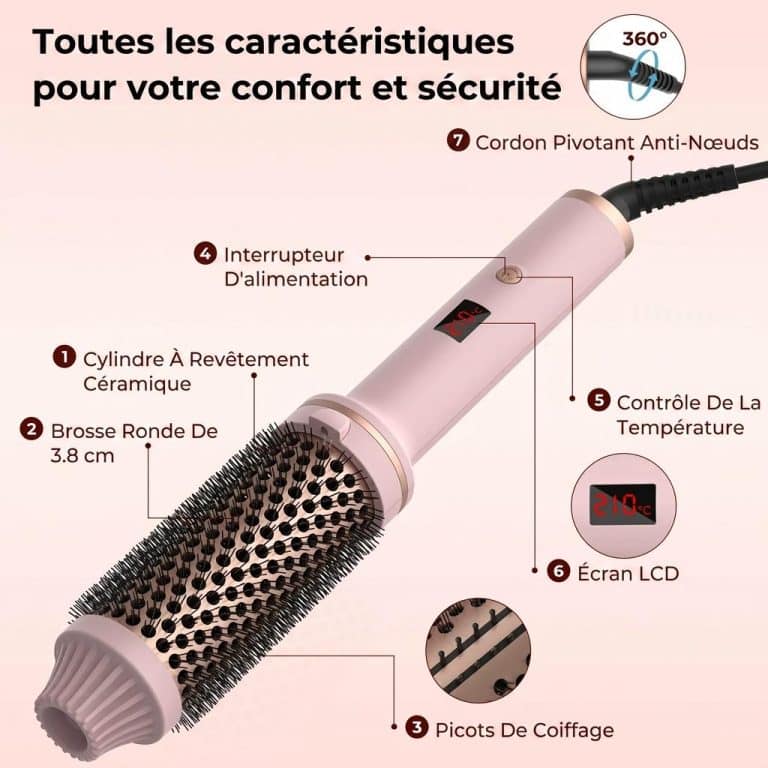 Brosse-Chauffante-Ronde-3-en-1-en-Ceramique-Tourmaline-avec-Ecran-Lcd-technique-2132
