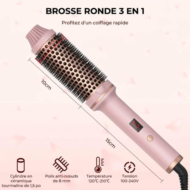 Brosse-Chauffante-Ronde-3-en-1-en-Ceramique-Tourmaline-avec-Ecran-Lcd-technique-8706