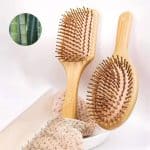 Brosse-Demelante-en-Bambou-Naturel-aux-Picots-Arrondis-pour-Cheveux-galerie-4154-1