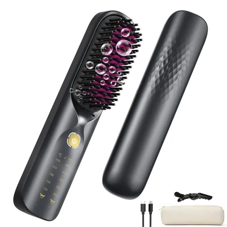 Brosse-Lissante-Portable-sans-fil-3-en-1-avec-Batterie-et-Ecran-Led-galerie-5758