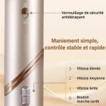 Brosse Soufflante Pliable 5 en 1_avec embouts séchage lissage et boucles - technique 1840
