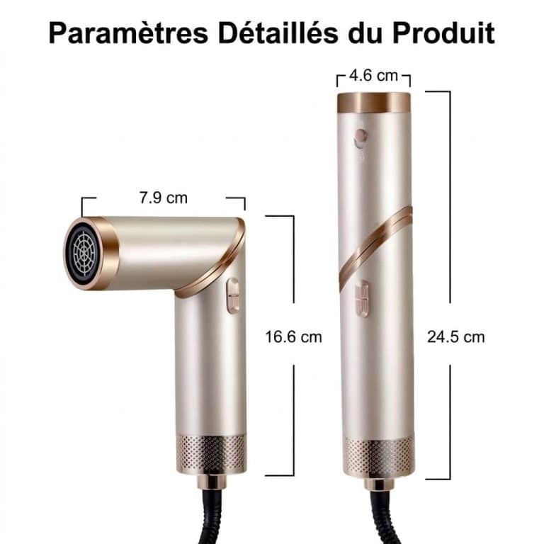 Brosse Soufflante Pliable 5 en 1_avec embouts séchage lissage et boucles - technique 3178