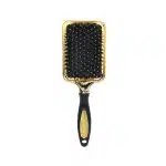 Brosse à cheveux avec coussin d'air et poignée ergonomique antidérapante dorée - Peigne Carré Doré A