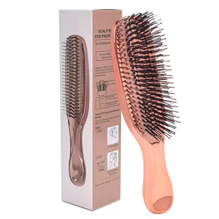 Brosse-de-massage-du-cuir-chevelu-rose-avec-picots-nylon-antistatiques-6970