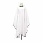 Cape de Coiffure Professionnelle Noire en Polyester Antistatique et Imperméable 4