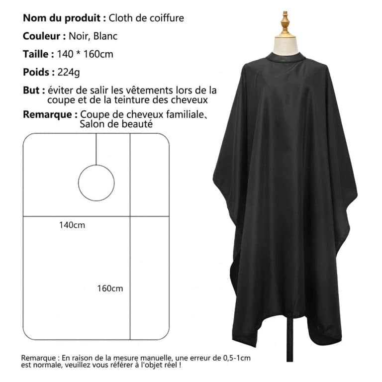 Cape-de-Coiffure-Professionnelle-Noire-en-Polyester-Antistatique-et-Impermeable-technique-4155