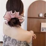 Chouchou-Elastique-pour-Cheveux-avec-Bordure-de-Petale-Contrastee-galerie-9644