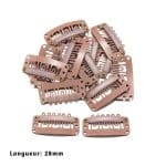 Clips de Fixation pour Extensions et Perruques en Acier au Manganèse en lot de 50 10