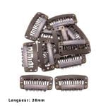 Clips de Fixation pour Extensions et Perruques en Acier au Manganèse en lot de 50 11