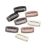 Clips de Fixation pour Extensions et Perruques en Acier au Manganèse en lot de 50 2
