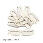 Clips de Fixation pour Extensions et Perruques en Acier au Manganèse en lot de 50 4
