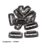 Clips de Fixation pour Extensions et Perruques en Acier au Manganèse en lot de 50 5
