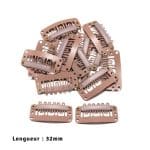 Clips de Fixation pour Extensions et Perruques en Acier au Manganèse en lot de 50 7