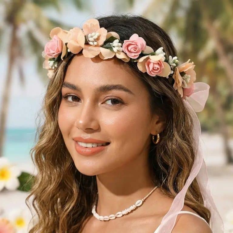 Couronne-Florale-pour-Cheveux-avec-Roses-en-Soie-et-Rubans-en-Organza-galerie-2041-8