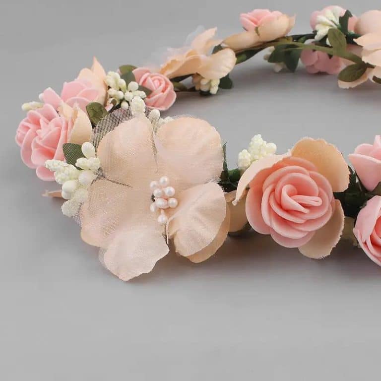 Couronne-Florale-pour-Cheveux-avec-Roses-en-Soie-et-Rubans-en-Organza-galerie-7869-8