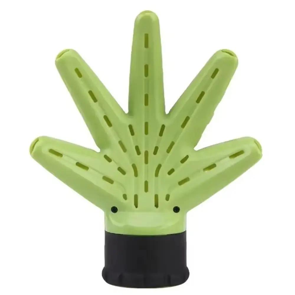Difusor de secador de pelo en forma de mano para pelo rizado - Verde anís