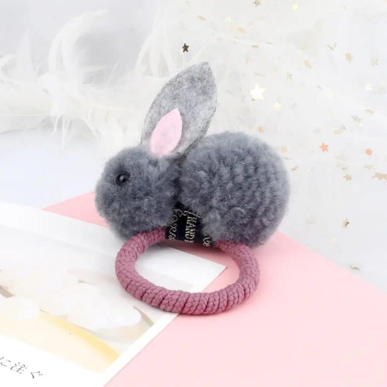 Elastique-ou-Barrette-a-Cheveux-de-Lapin-en-Peluche-galerie-5898