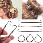 Élastiques à Cheveux avec Double Crochets pour Queue de Cheval et Chignon 1