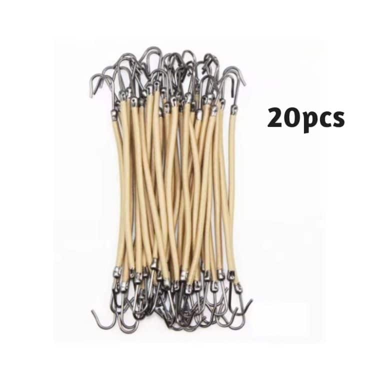 Élastiques à Cheveux avec Double Crochets pour Queue de Cheval et Chignon 10