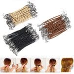 Élastiques à Cheveux avec Double Crochets pour Queue de Cheval et Chignon 2