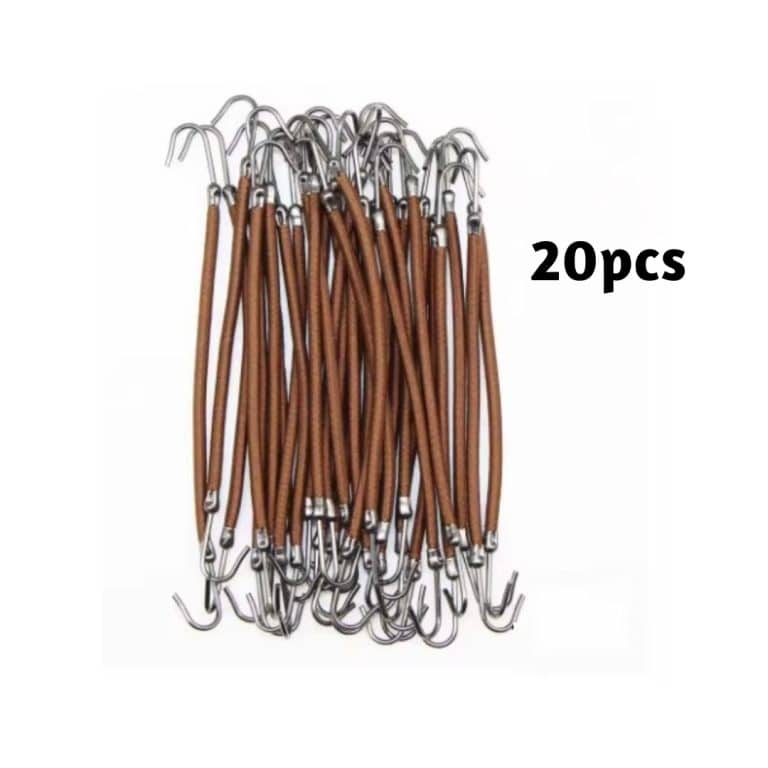 Élastiques à Cheveux avec Double Crochets pour Queue de Cheval et Chignon 9