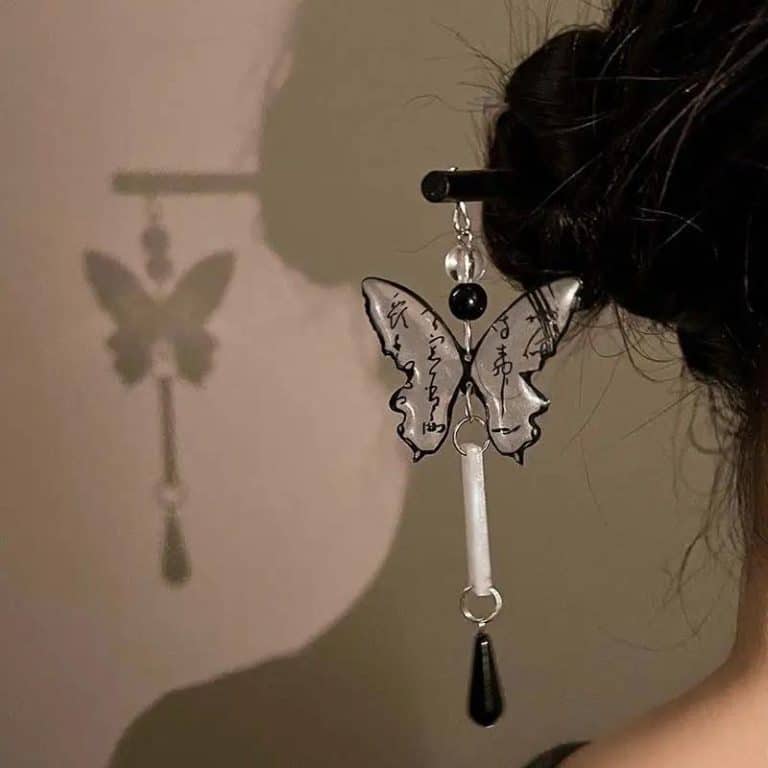 Epingle-a-Cheveux-Decorative-avec-Pendentif-de-Papillon-Orne-de-Calligraphie-galerie-4419
