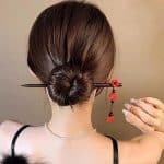 Epingle-a-Cheveux-Style-Asiatique-Ornee-de-Fleurs-et-Perles-Pendantes-galerie-1778