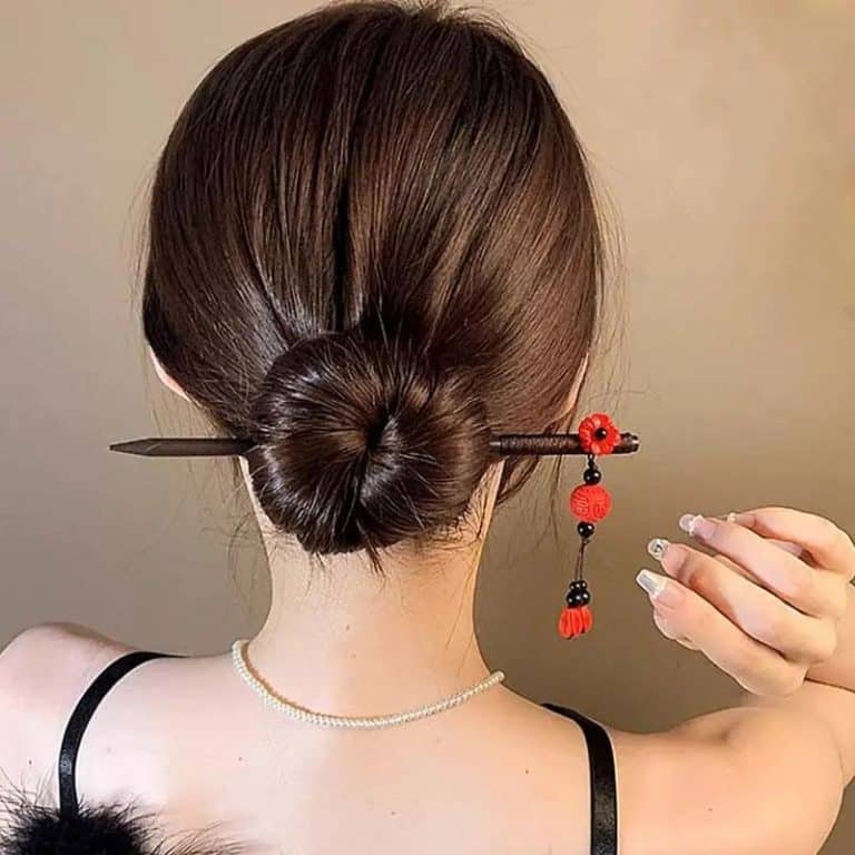 Epingle-a-Cheveux-Style-Asiatique-Ornee-de-Fleurs-et-Perles-Pendantes-galerie-1778