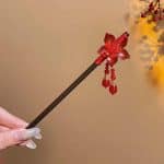 Epingle-a-Cheveux-Style-Asiatique-Ornee-de-Fleurs-et-Perles-Pendantes-galerie-2295