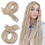 Extensions-a-Bande-Adhesive-Blond-Platine-Ondule-Leger-en-Cheveux-Humains-galerie-1752