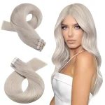 Extensions-a-Bande-Adhesive-Invisibles-Lisses-Blond-Platine-en-Cheveux-Naturels-galerie-5275