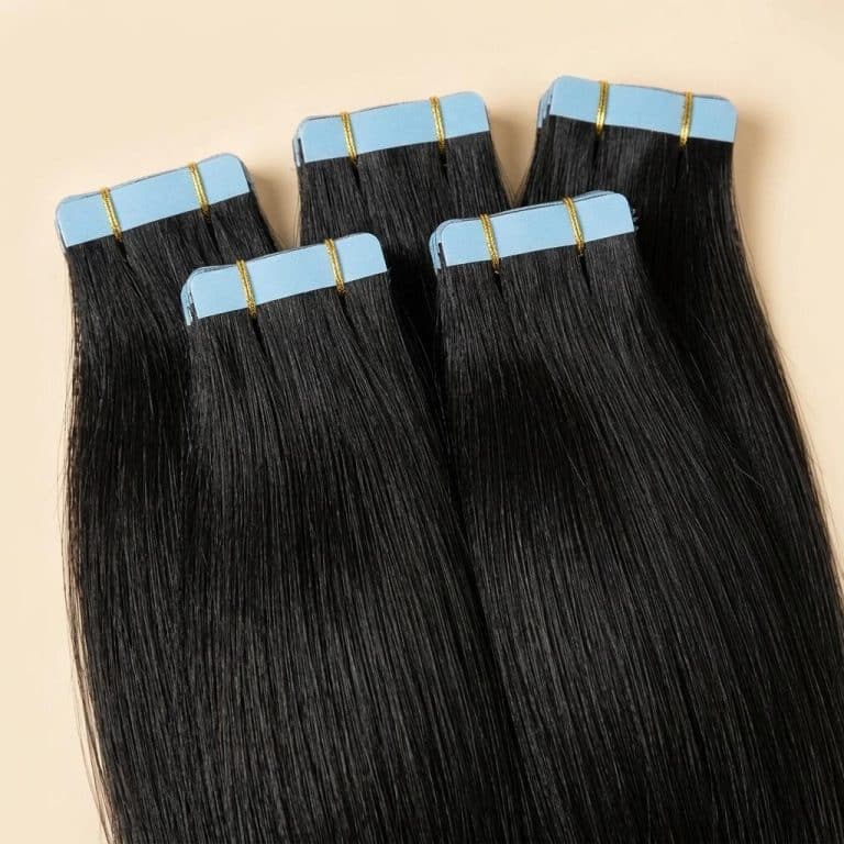 Extensions-a-Bandes-Adhesives-Lisses-en-Cheveux-Humains-Remy-picture-6377