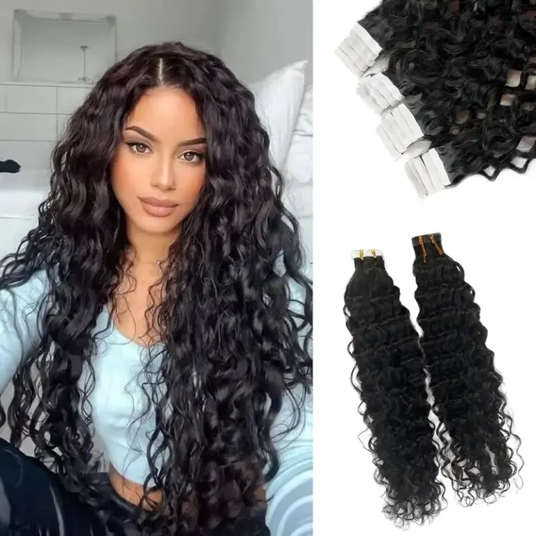 Extensions-de-Cheveux-Naturels-a-Bandes-Adhesives-Bouclees-a-Spirale-Noir-galerie-9593